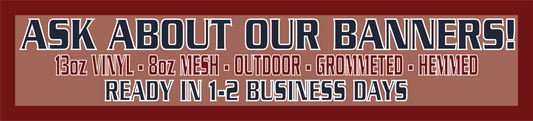 8oz Mesh Banner